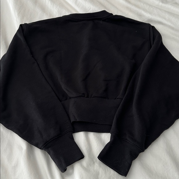 Aritzia TNA cozy / airy AF fleece cropped crewneck sweatshirt - Picture 3 of 3
